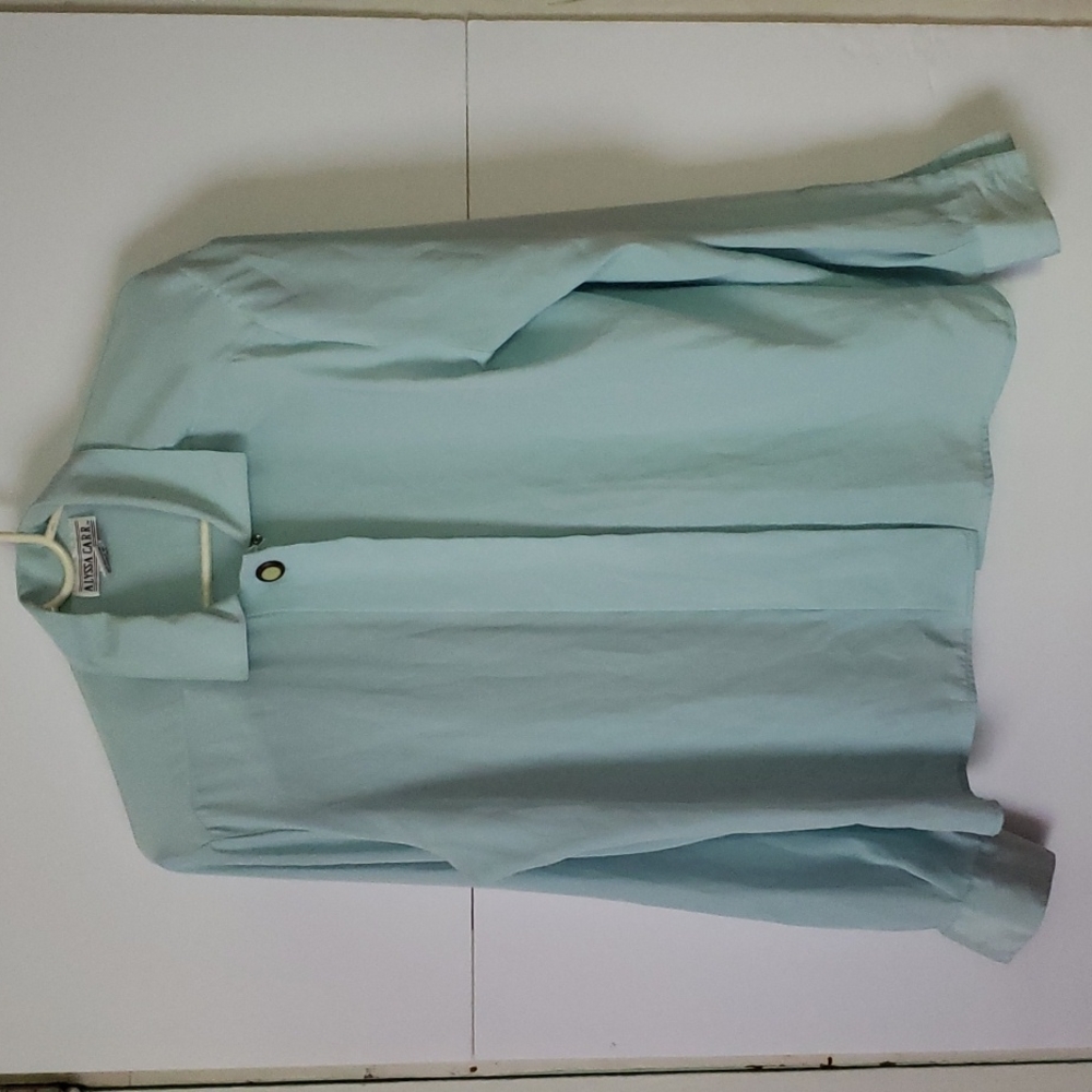 Alyssa Carr Light Blue Button Up Shirt